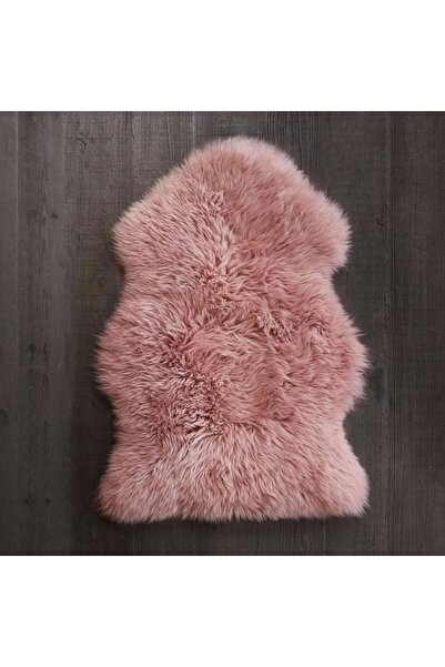 OEM Pink Synthetic Fur Rug, 60x90 cm