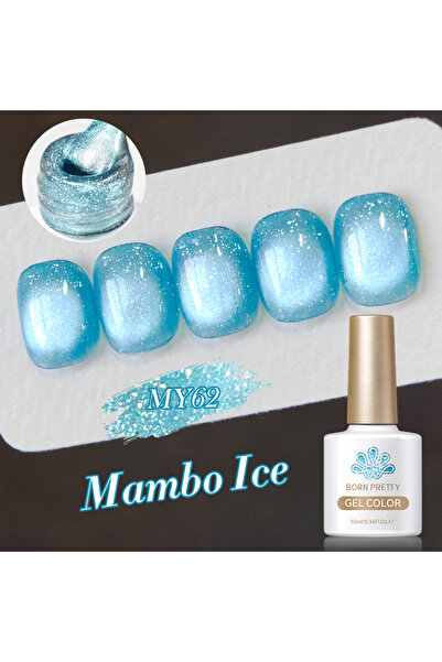 Born Pretty Mambo İce Cat Magnetic Gel/Mambo İce Kedi Gözü Kalıcı Oje(MY62)-10ml