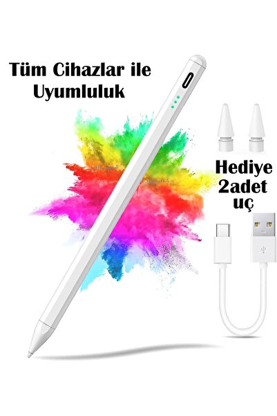 m.tk moveteck Dokunmatik Kalem Tüm Cihazlara Uyumlu iOS Android Windows Tablet Telefon iPad için Çizim Yazı Kalemi