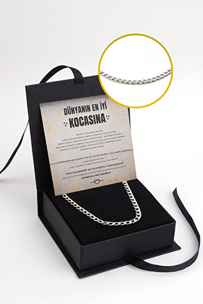 Myla ''Dünyanın En İyi Kocasına'' Erkek Forge Kolye