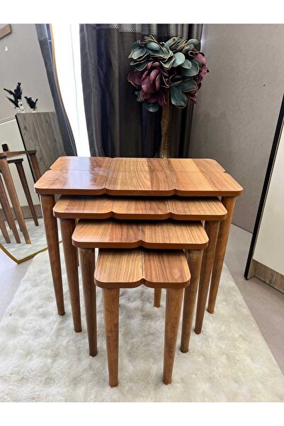 deniss home 4 Lü mdf ahşap zigon sehpa