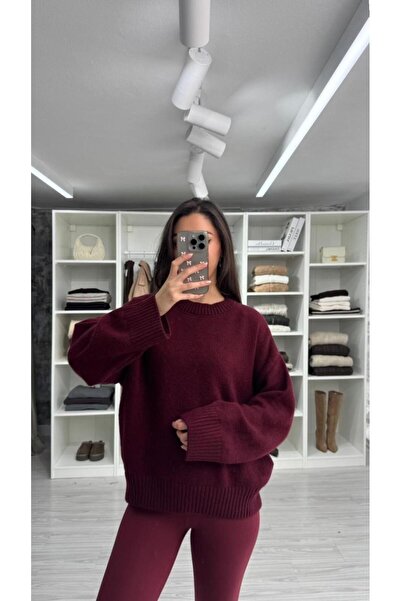 LUUNA STORE سترة نوا بينتيريست - لون بورجوندي