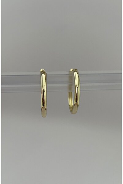 Goche 14K Altın Kaplama İnce Halka Çelik Küpe – Minimal Zarafet ve Günlük Şıklık -Kararma Solma Yapmaz