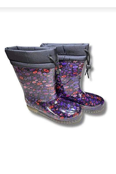 YILMAZ Γυναικείες μπότες βροχής με βελούδο