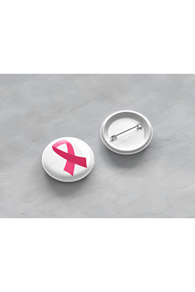 Generic Breast Cancer Badge Button with Pin with different designs