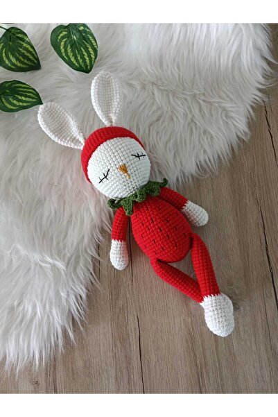 SR HOBİ Amigurumi Çilek Tavşan