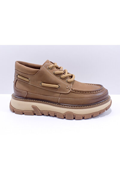 Guja Hakiki deri kalın taban casual ayakkabı