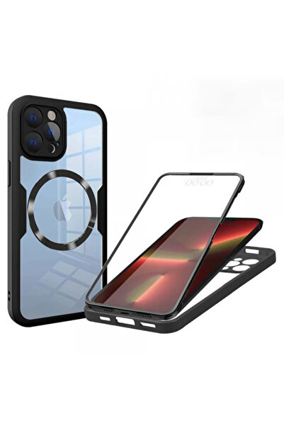 Techsuit Θήκη MagSafe για Apple iPhone 13 Pro, Techsuit, ColorVerse 360, Μαύρο