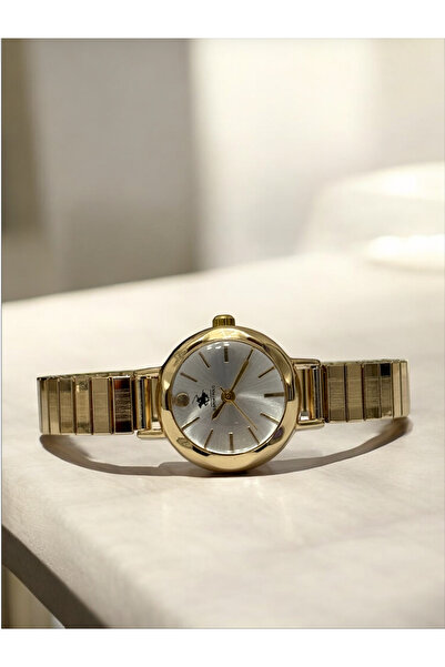 MAC CENTER Round Model Women's Wrist Watch- Steel Women's Wrist Watch- Gift -Valentine's Day- Gold Color