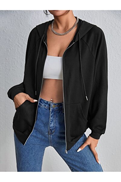 By Layina Women's Zippered Hooded Sweatshirt