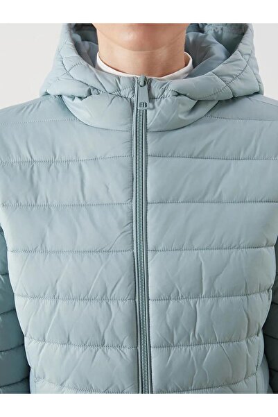 LC Waikiki Women's Hooded Plain Puffer Jacket (W5)