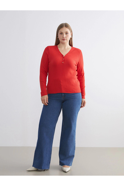 LC Waikiki Lcw modest indigo wideleg women's jean pants