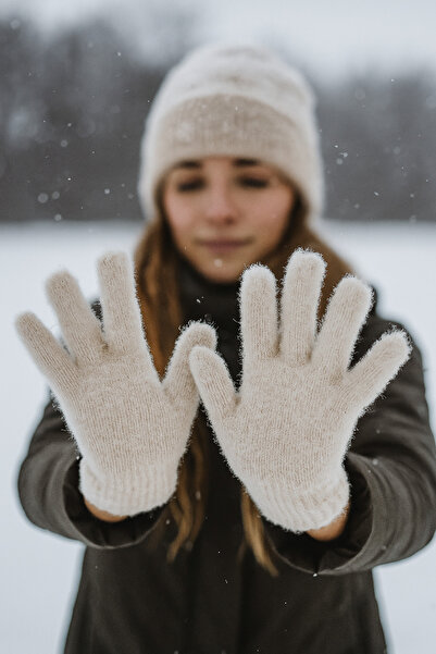 SEBURAM COLLECTION قفازات نسائية ناعمة من الفرو