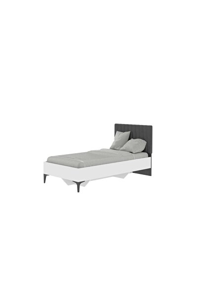 Storish Sardes Başlıklı Karyola Beyaz 90x190
