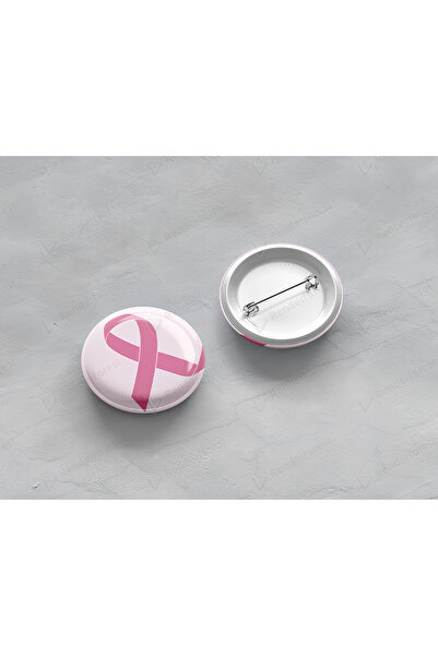 Generic Breast Cancer Badge Button with Pin with different designs