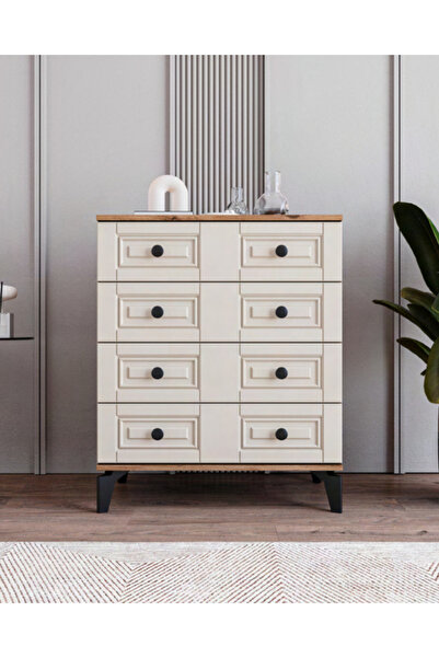 miracool Terra 4 Çekmeceli Şifonyer / %100 MDF / Ücretsiz Kurulum - Teslimat