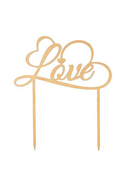 Amco Decor tort din lemn Love 20 x 17 x 0,3 cm