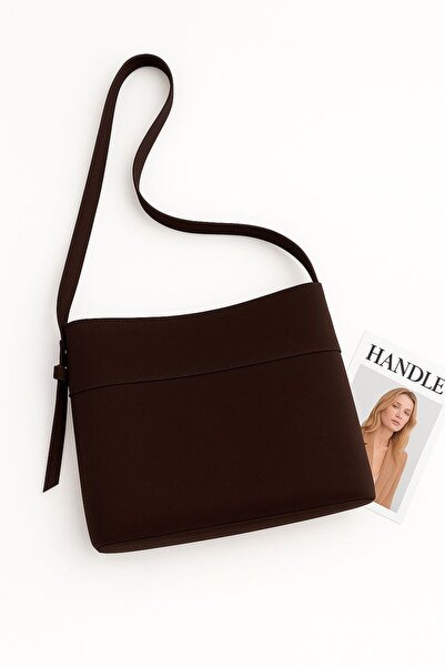 Handley Geantă de umăr și geantă de zi cu zi din piele de căprioară de lux