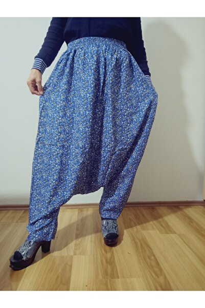 hoaryage Adana Shalwar Viscose Press Fabric, Authentic Bohemian Patterned Shalwar with Pockets 100% Cotton 38 Size 100 kg