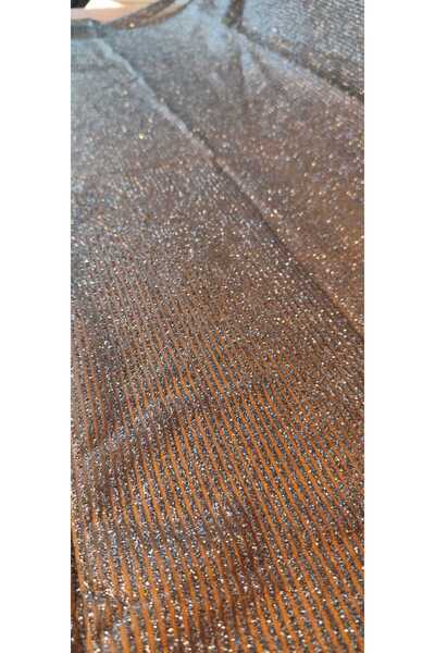 River Fabrics تول مزين بخطوط مسطحة لامعة
