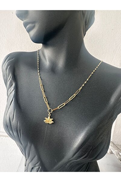 Ersöz Kuyumculuk 14 Ayar ALTIN Lotus Kolye