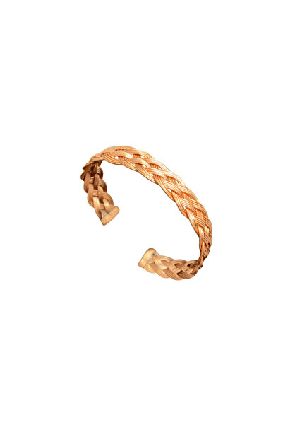 FM Antique Fine Knitted Motif Copper Bracelet |   Authentic, Natural, and Eth...