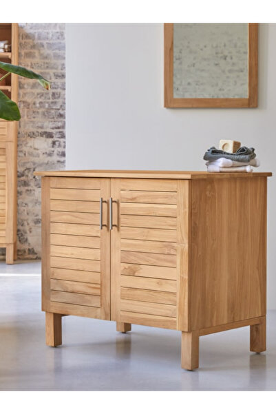 Creawood Colo Masif Ahşap Büfe, Banyo Dolabı, Konsol