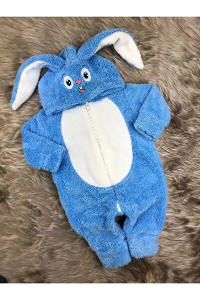 Nilsen Welsoft Peluş Unisex Fermuarlı Tavşan Bebek Uyku Tulumu