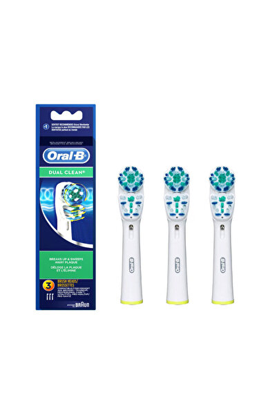 Oral-B Rezerve periuta de dinti electrica Dual Clean, 3 bucati, EB417-3