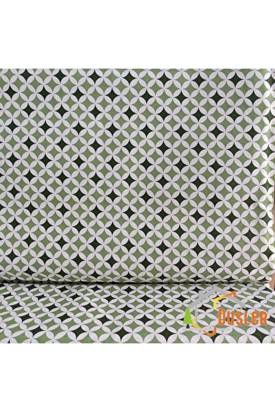 DÜŞLER EV TEKSTİLİ Ύφασμα Panama με γεωμετρικό σχέδιο που αποτρέπει το νερό κ...