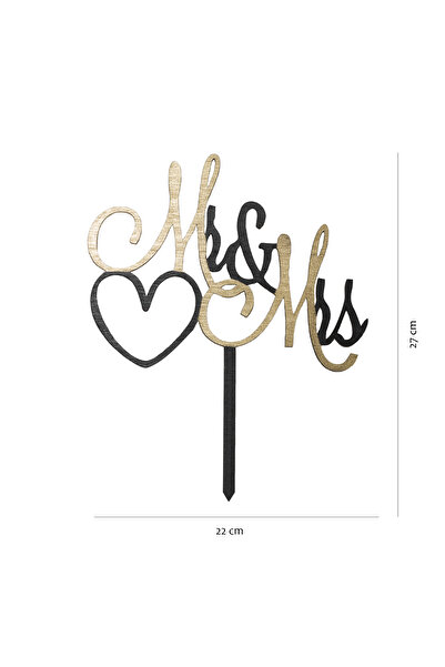 Amco Topper Mr&Mrs 3 22x27