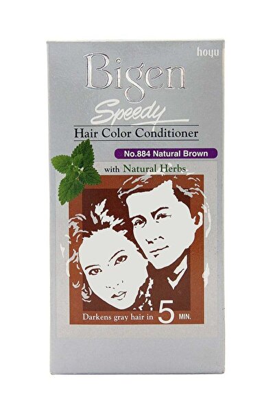 BİGEN Hair Color Conditioner With Natural Herbs 884 Natural Brown