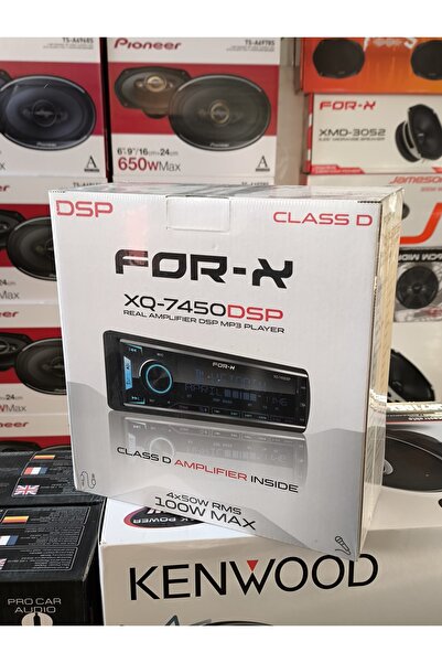 patili tasarım For5-X 7450DSP 4x100 Oto Teyp Bluetooth Usb