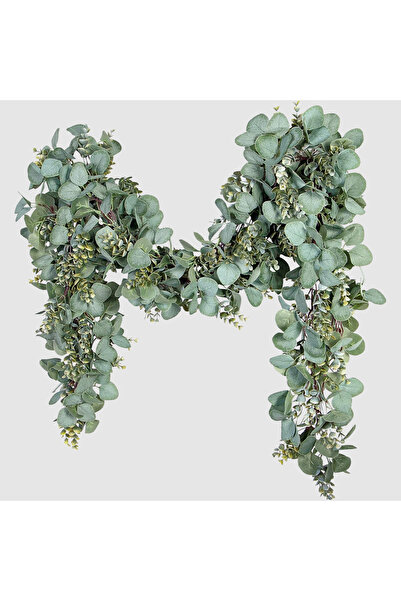Artificiale Rolio 2x Ghirlanda Artificiala Eucalipt – 2 m, Frunze Luxuriantes si Realiste pentru Decor