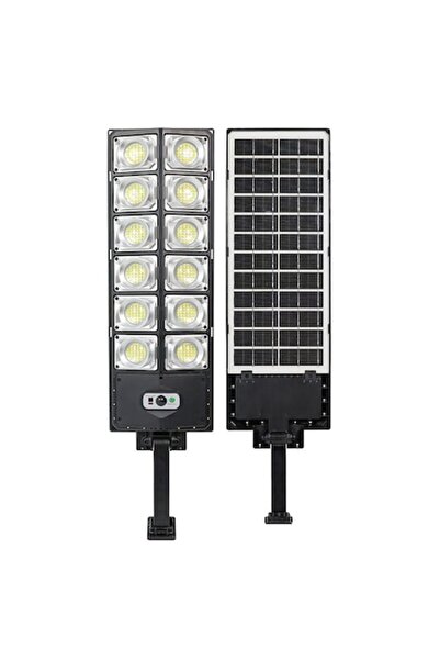 UNİBOX Lampa Solara Stradala, 12 Casete LED, 100W, 3 Moduri Iluminare, Senzor...