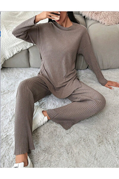 Gökyüzü Moda Women's Long Sleeve Camisole Set