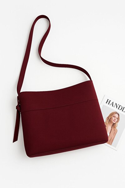 Handley Geantă de umăr și geantă de zi cu zi din piele de căprioară de lux