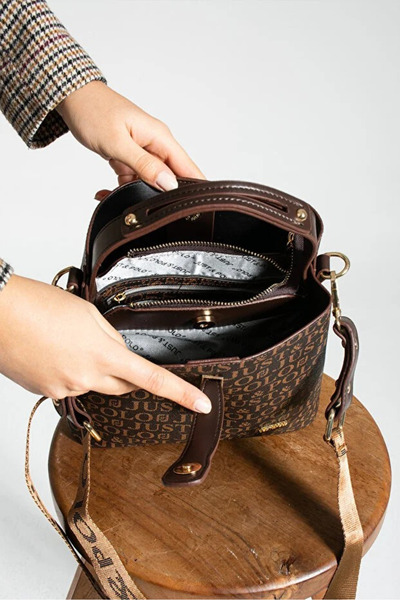 Just Polo Women's Original 4-Compartment Luxury Hand & Shoulder Bag Shoulder ...