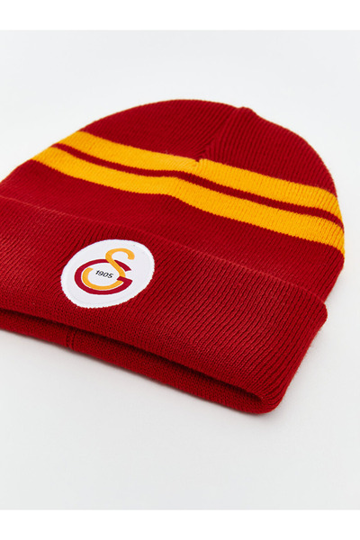 LC Waikiki Soly Galatasary Embroidered Boys' Scarf Beanie Gloves Set