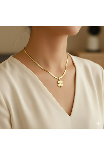 Aldem Store Şans Kolyesi 4 Yapraklı Yonca