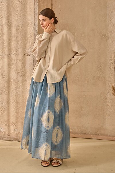 QANU Glitter Shirt Beige