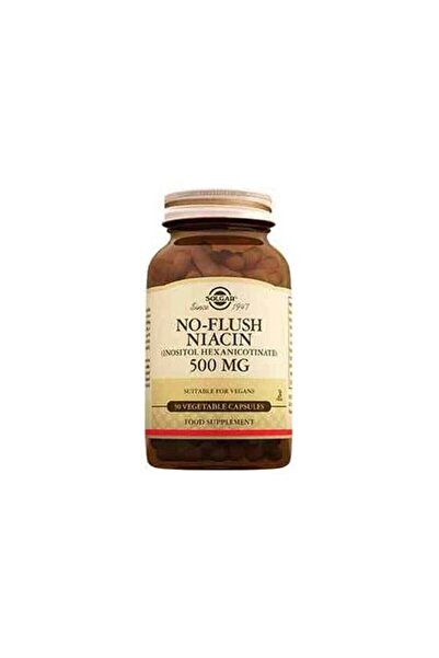 Solgar No Flush Niacin 500 mg 50 Kapsül