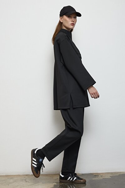 QANU Silva Trouser Suit Black
