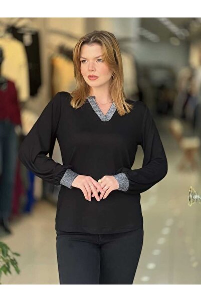 EMZAGİYİM Glitter Detailed Blouse