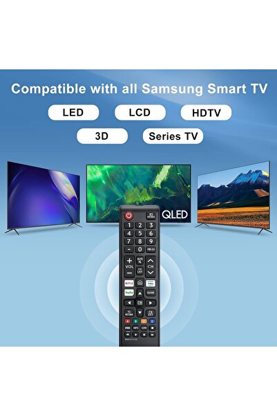 Generic Pack of 2 Universal TV Remote - Replacement Remote for Smart TVs