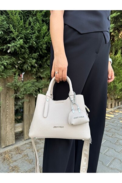 JP POLO Women's Original Just Polo New Season 3-Compartment Soft Leather Stylish Hand and Shoulder Bag Shopper