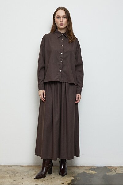 QANU Πουκάμισο Lady Brown