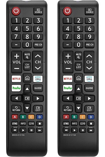 Generic Pack of 2 Universal TV Remote - Replacement Remote for Smart TVs