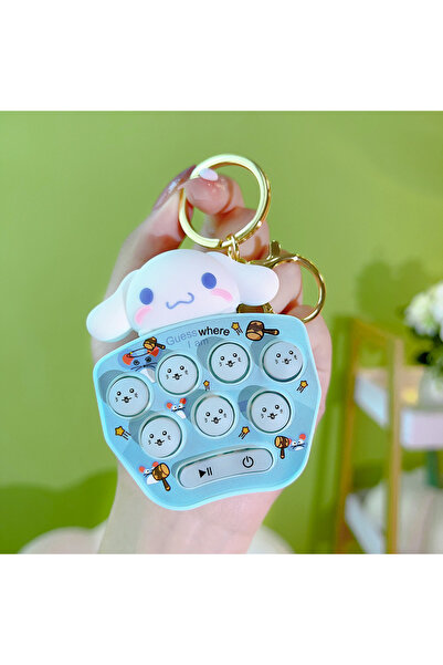 Miniso ب سانريو هالو كيتي سينامورول وحدة تحكم لعبة سلسلة مفاتيح ميلودي كورومي...