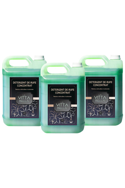 Fabrica de Detergent Pachet cu 3 x Detergent profesional Vitta Bella